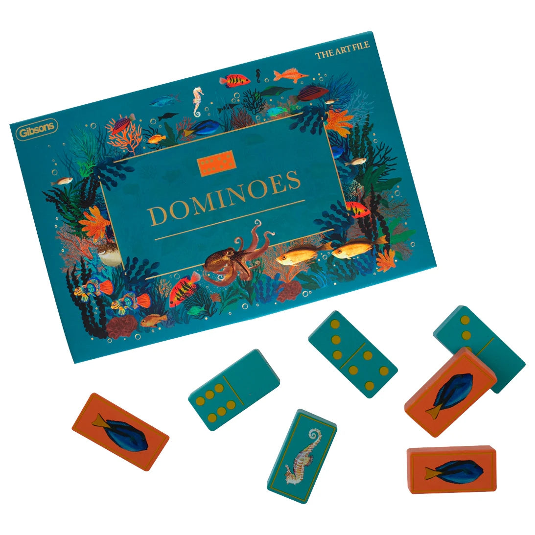 Gibsons Games The Art File: Dominoes 1000 Piece Jigsaw Puzzle Toys G9046