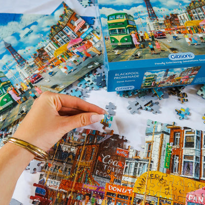 Gibsons Blackpool Promenade 1000 Piece Jigsaw Puzzle G6351