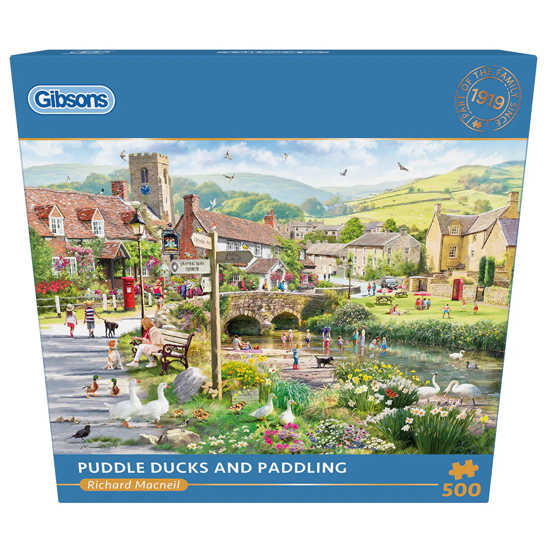 Gibsons Puddle Ducks & Paddling 500 Piece Jigsaw Puzzle G3164