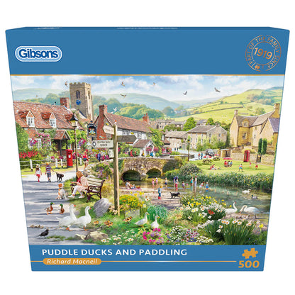 Gibsons Puddle Ducks & Paddling 500 Piece Jigsaw Puzzle G3164