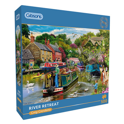 Gibsons River Retreat 500 Piece Jigsaw Puzzle G3170