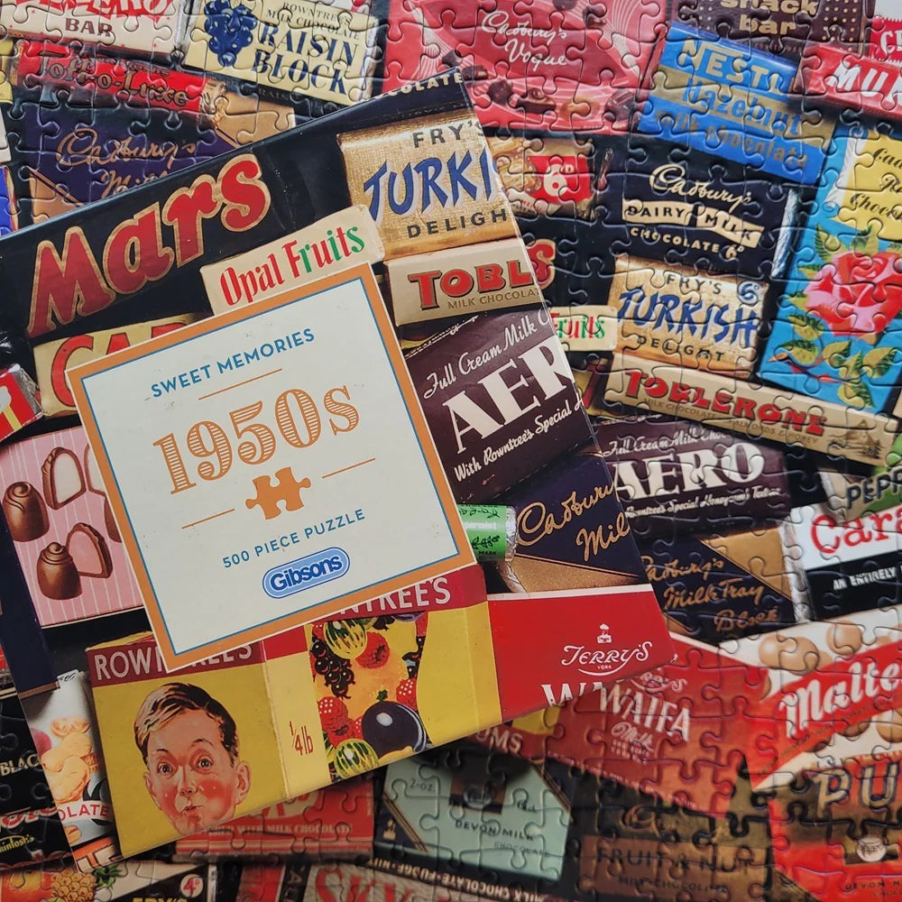 Gibsons Sweet Memories Of The 1950's 500 Piece Jigsaw Puzzle G3440