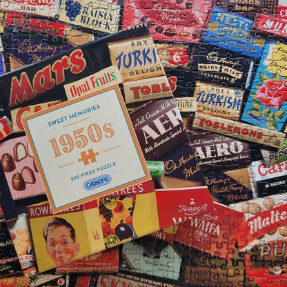 Gibsons Sweet Memories Of The 1950's 500 Piece Jigsaw Puzzle G3440