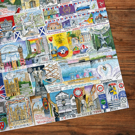 Gibsons Bright Lights & Big Cities 500XL Piece Jigsaw Puzzle G3564