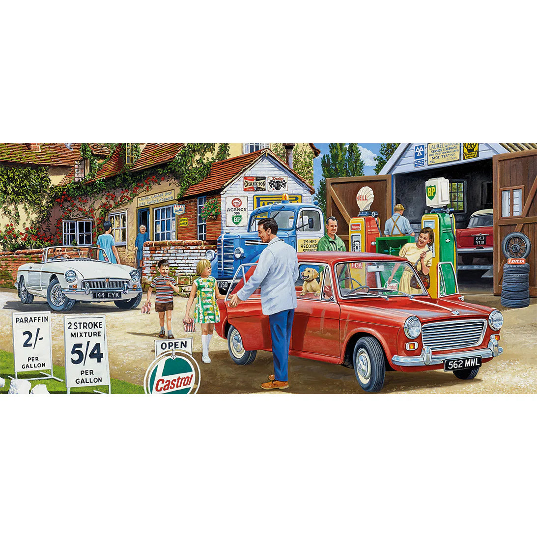 Gibsons Filling Up For The Trip 636 Piece Jigsaw Puzzle G4064