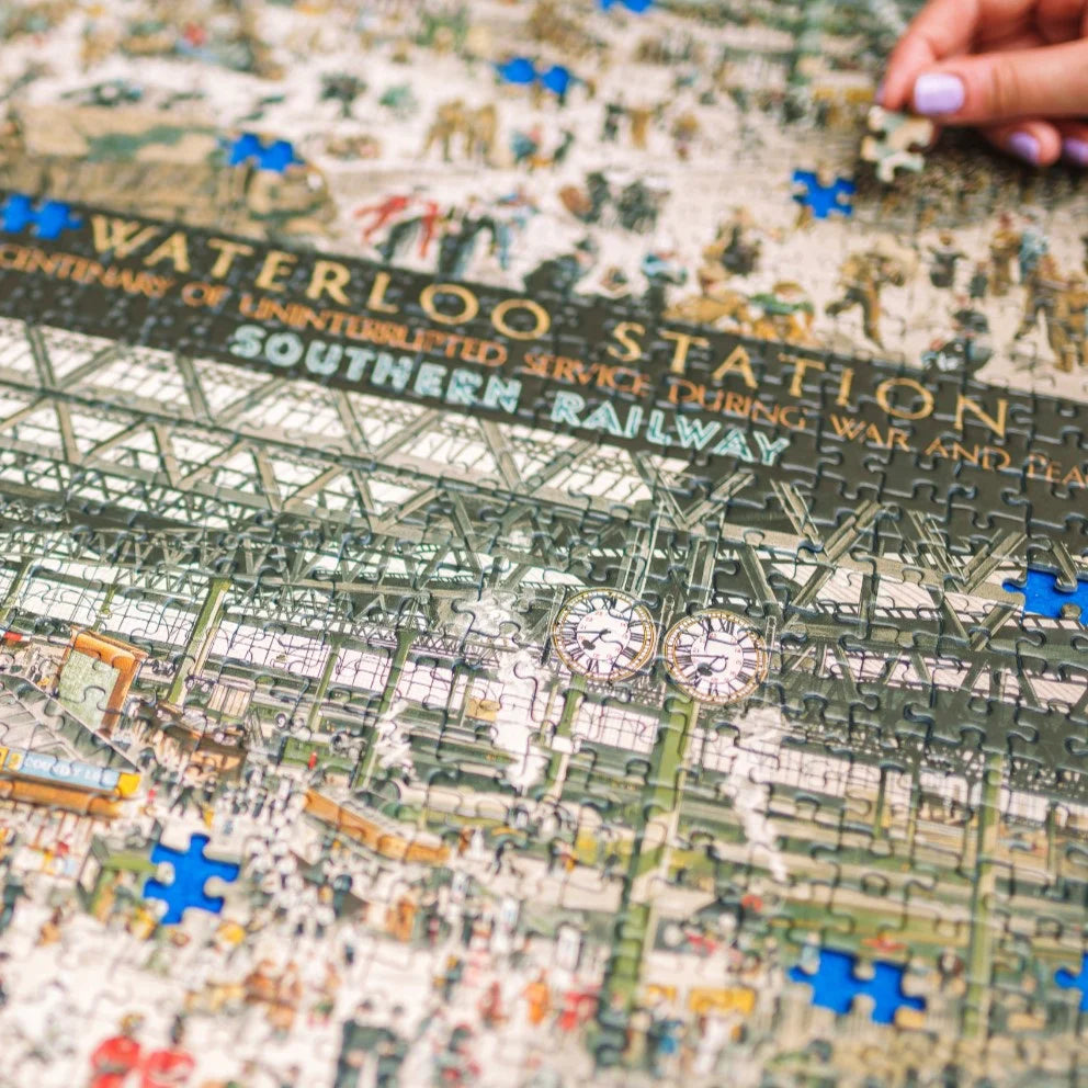 Gibsons Waterloo Station 1000 Piece Jigsaw Puzzle G604
