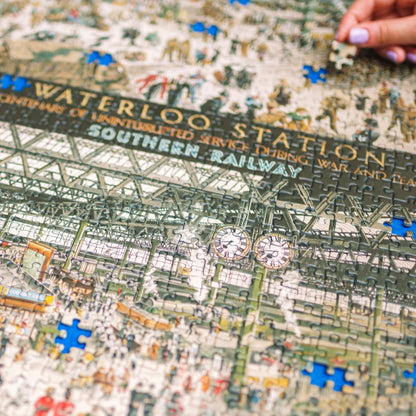 Gibsons Waterloo Station 1000 Piece Jigsaw Puzzle G604
