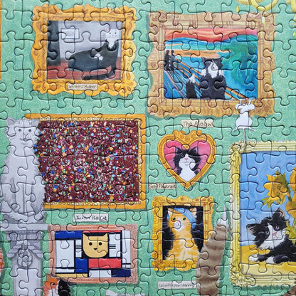 Gibsons Night At The Meowseum 1000 Piece Jigsaw Puzzle G6402