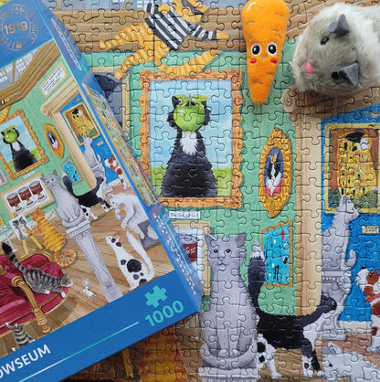Gibsons Night At The Meowseum 1000 Piece Jigsaw Puzzle G6402