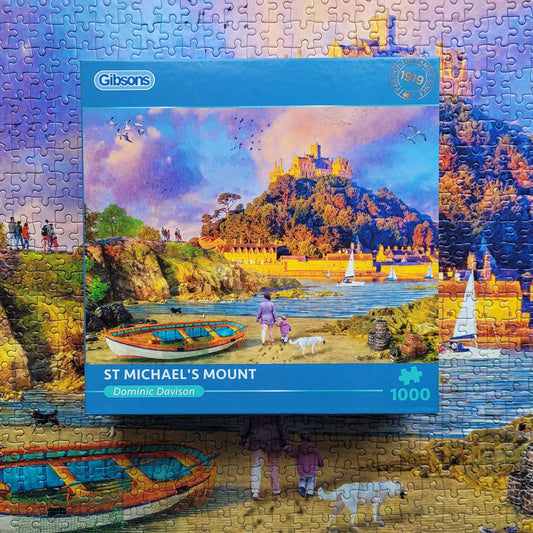Gibsons ST Michael's Mount 1000 Piece Jigsaw Puzzle G6410