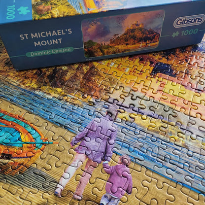 Gibsons ST Michael's Mount 1000 Piece Jigsaw Puzzle G6410