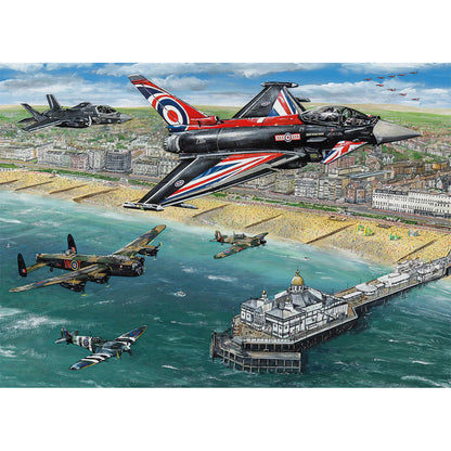 Gibsons Airshow Over Eastbourne 1000 Piece Jigsaw Puzzle G6413