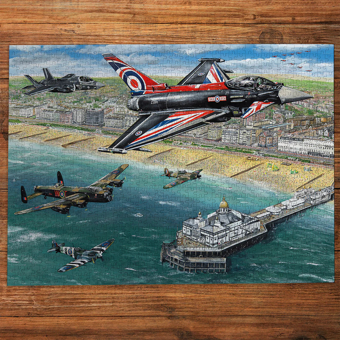 Gibsons Airshow Over Eastbourne 1000 Piece Jigsaw Puzzle G6413