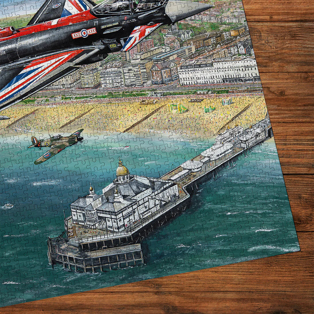 Gibsons Airshow Over Eastbourne 1000 Piece Jigsaw Puzzle G6413