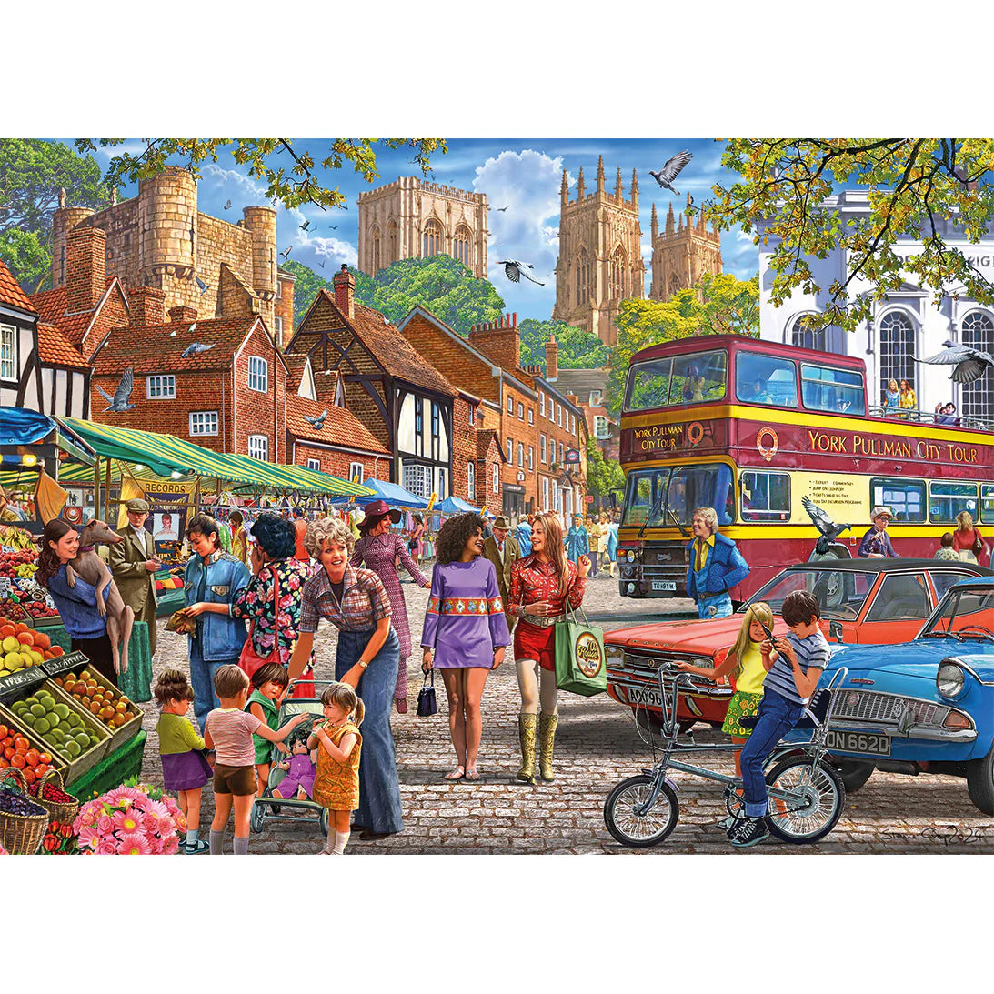 Gibsons York Market 1000 Piece Jigsaw Puzzle G6423
