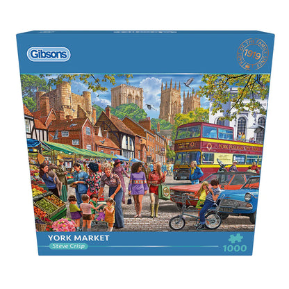 Gibsons York Market 1000 Piece Jigsaw Puzzle G6423