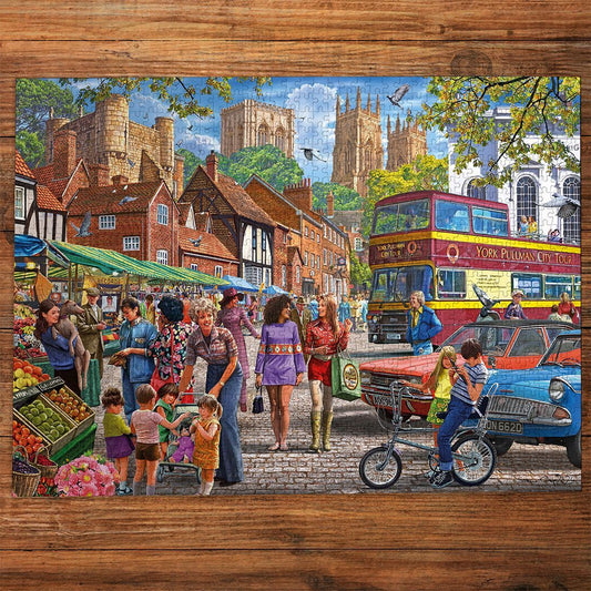 Gibsons York Market 1000 Piece Jigsaw Puzzle G6423