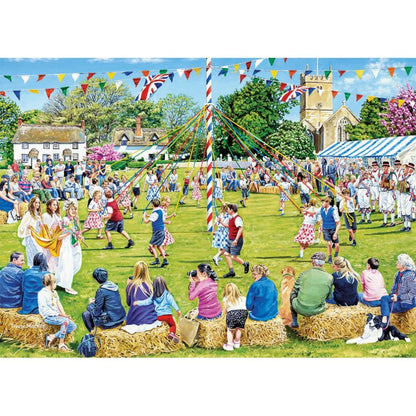 Gibsons Around The Maypole 1000 Piece Jigsaw Puzzle G6429