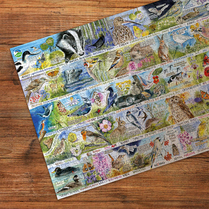 Gibsons RSPB: Birdsong & Bluebells 1000 Piece Jigsaw Puzzle G7151