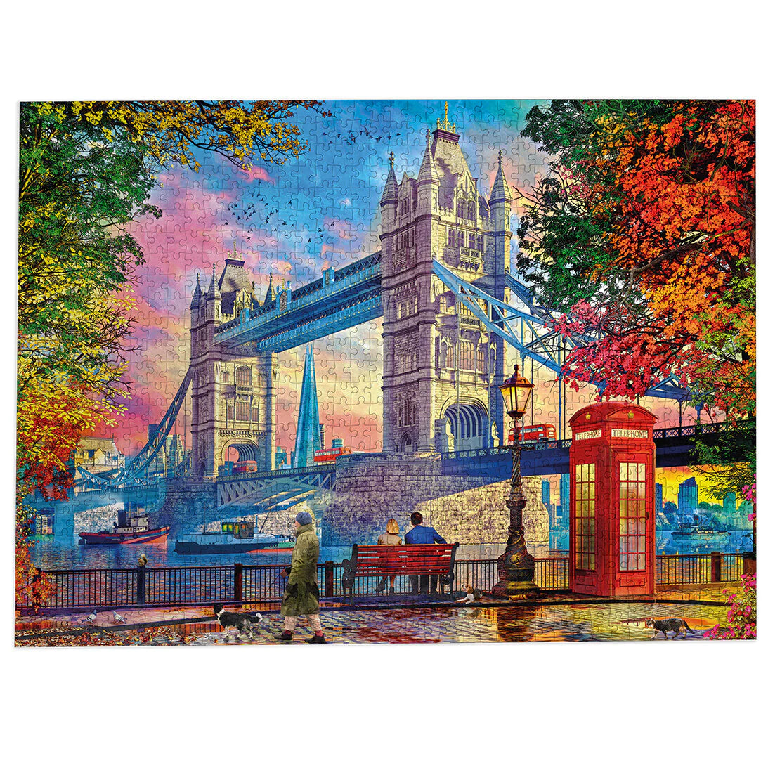 Gibsons Clearing Skies Over Tower Bridge 1000 Piece Jigsaw Puzzle G7164