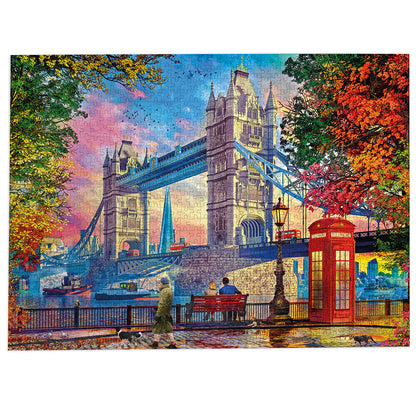 Gibsons Clearing Skies Over Tower Bridge 1000 Piece Jigsaw Puzzle G7164