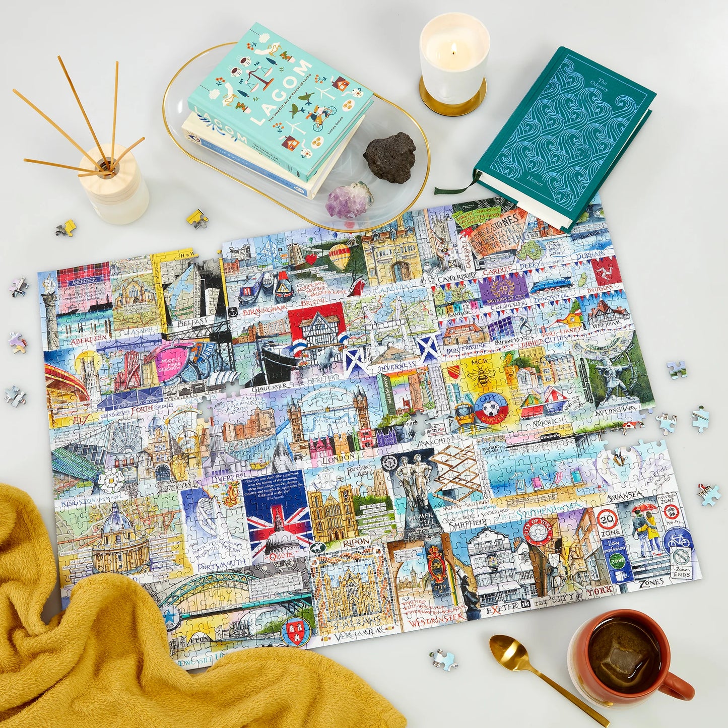 Gibsons Bright Lights & Big Cities 1000 Jigsaw Puzzle G7128