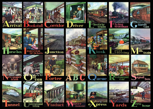 House Of Puzzles A To Z Of Rail Big 500 Jigsaw Puzzle HP0360