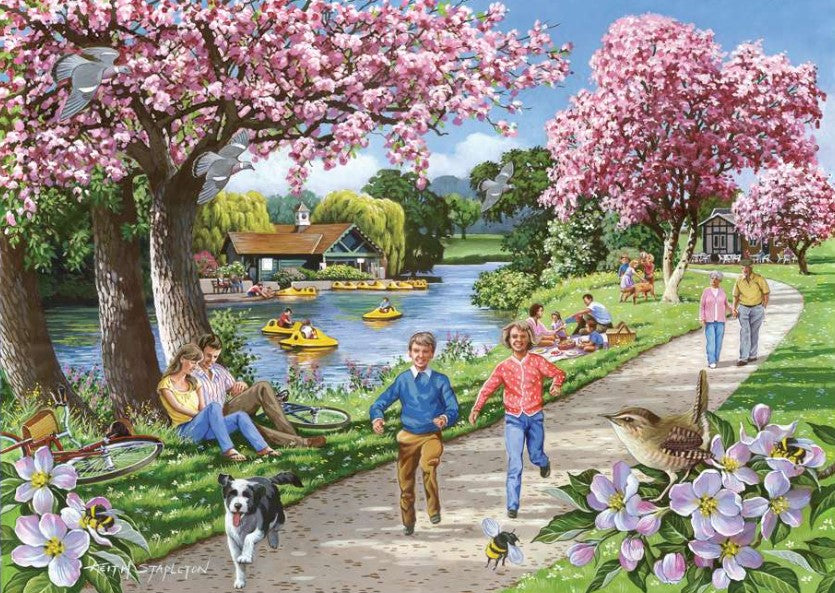 House Of Puzzles Apple Blossom Time 1000 Piece Jigsaw Puzzle HP0729