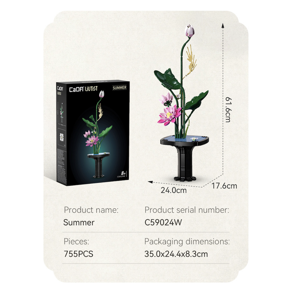 CaDA Oriental Floral Art: Summer C59024W