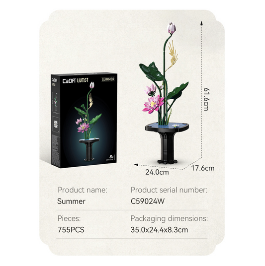 CaDA Oriental Floral Art: Summer C59024W