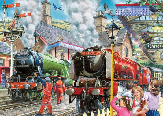 House Of Puzzles Checking The Line 1000 Piece Jigsaw Puzzle HP0701