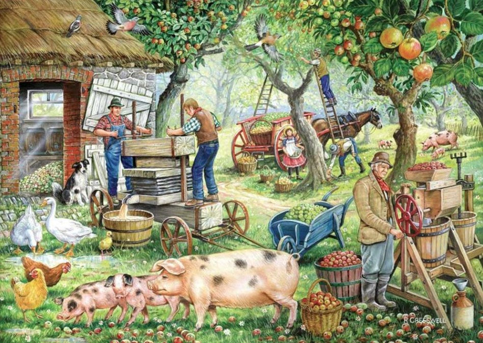 House Of Puzzles Cider Makers 1000 Piece Jigsaw Puzzle HP0177
