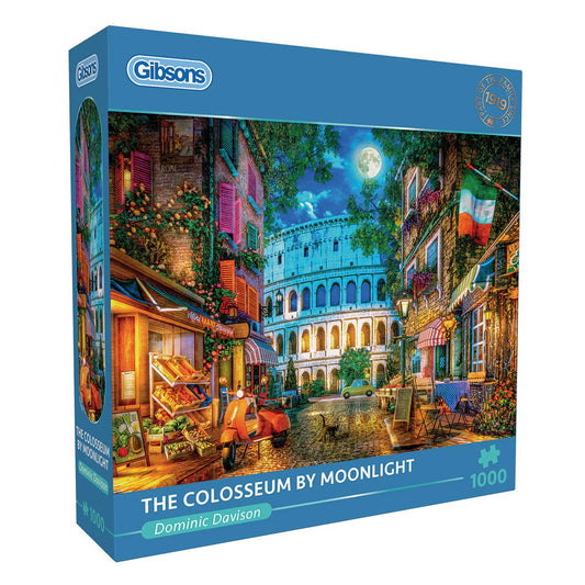Gibsons The Colosseum By Moonlight 1000 Piece Jigsaw Puzzle G6388