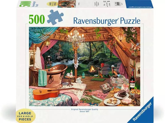 Ravensburger Cozy Camping 500 Piece Jigsaw Puzzle 12000825