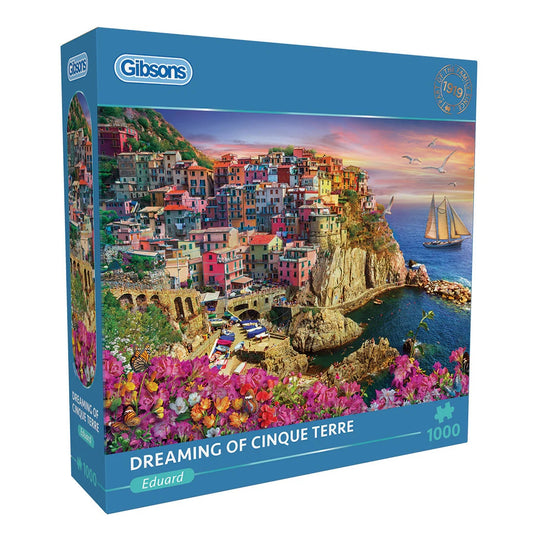 Gibsons Dreaming Of Cinque Terre 1000 Piece Jigsaw Puzzle G6383