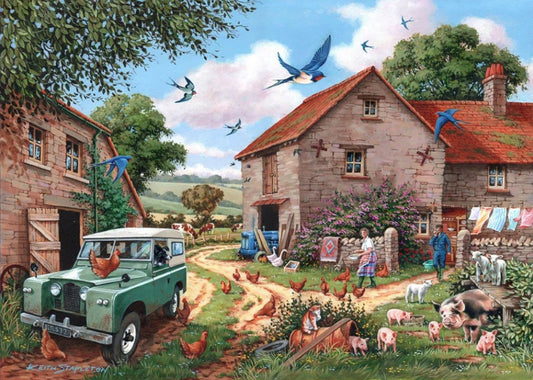 House Of Puzzles Farmers Wife Big 500 Piece Jigsaw Puzzle HP0318
