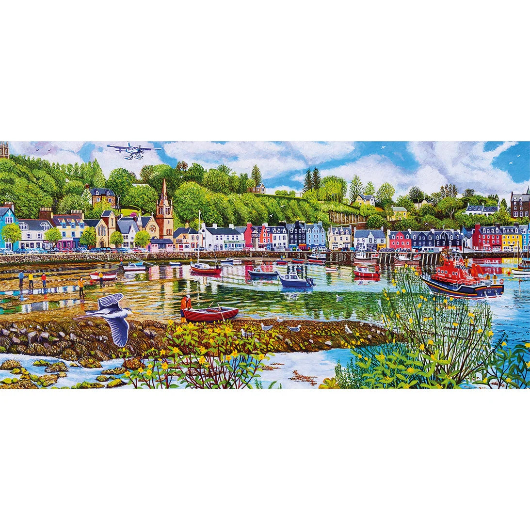 Gibsons Games Low Tide At Tobermory 636 Piece Jigsaw Puzzle Toys G4061
