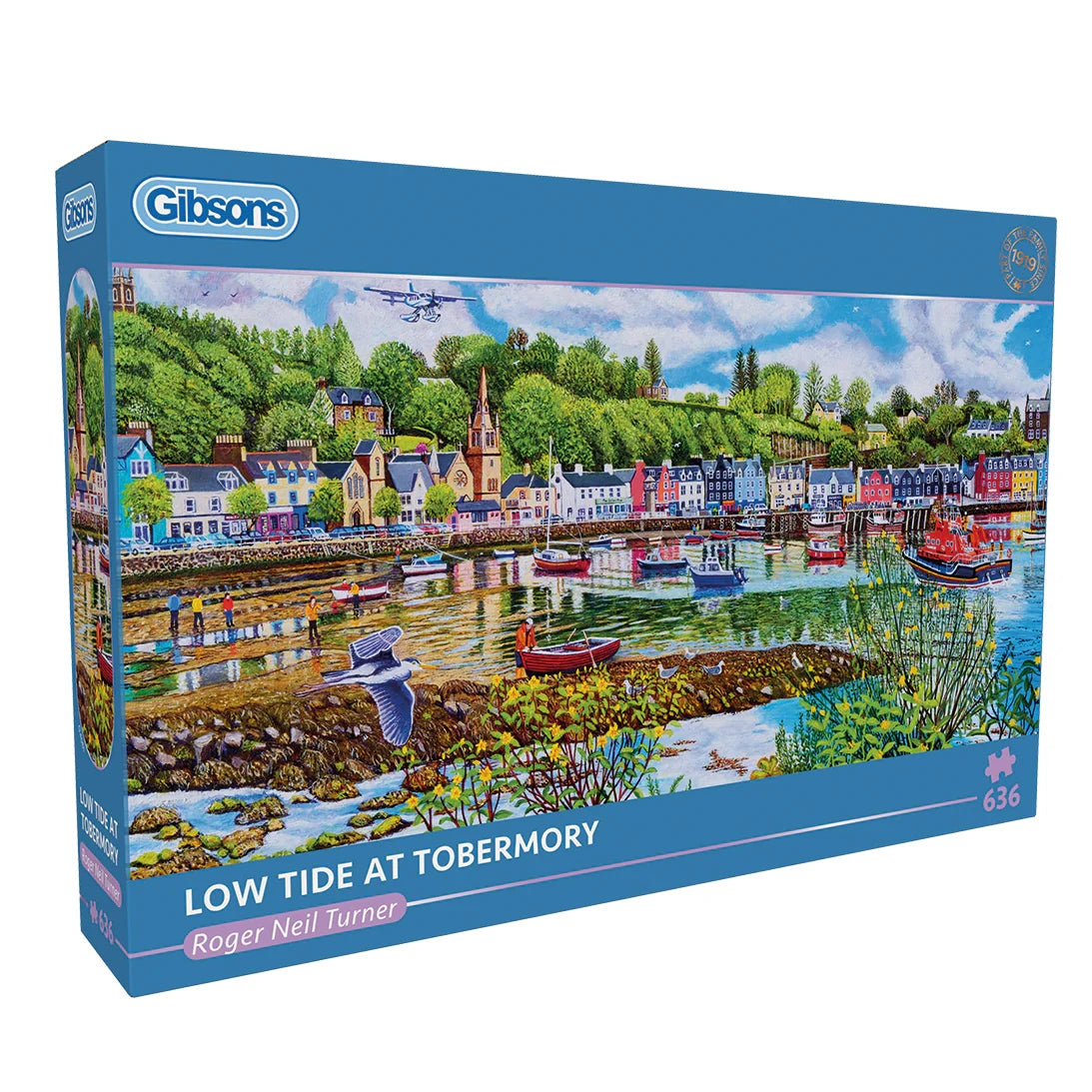 Gibsons Games Low Tide At Tobermory 636 Piece Jigsaw Puzzle Toys G4061
