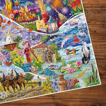 Gibsons Elemental 1000 Piece Jigsaw Puzzle G6436