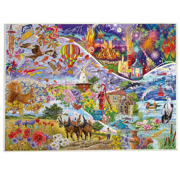 Gibsons Elemental 1000 Piece Jigsaw Puzzle G6436