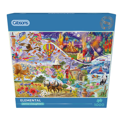 Gibsons Elemental 1000 Piece Jigsaw Puzzle G6436