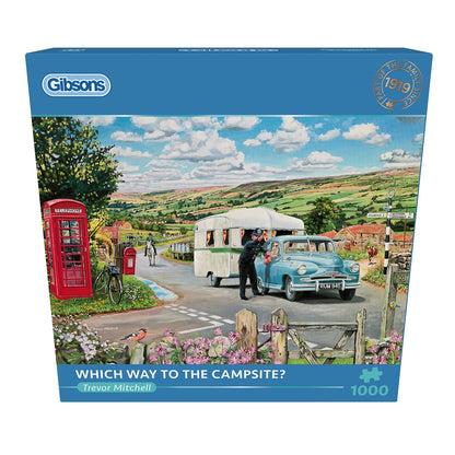 Gibsons Which Way To The Campsite 1000 Piece Jigsaw Puzzle G6441