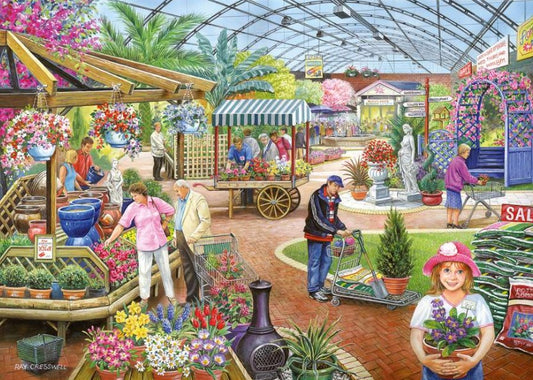 House Of Puzzles At The Garden Centre 500 Piece Jigsaw Puzzle Toys HP0746