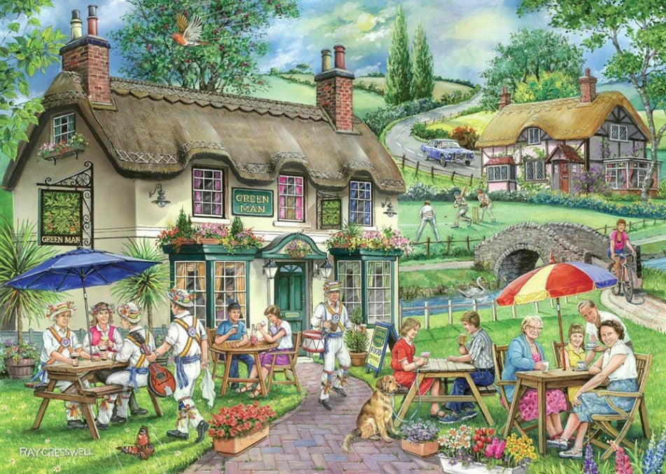 House Of Puzzles Green Man Big 500 Piece Jigsaw Puzzle HP0397