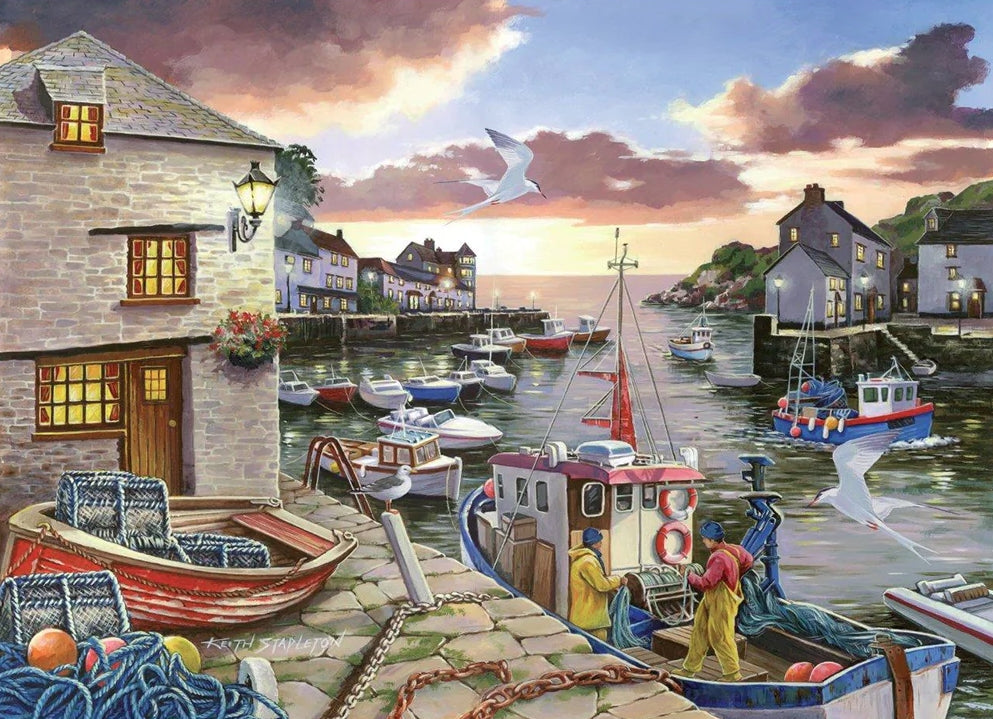 House Of Puzzles Harbour Lights Big 250 Piece Jigsaw Puzzle HP0351