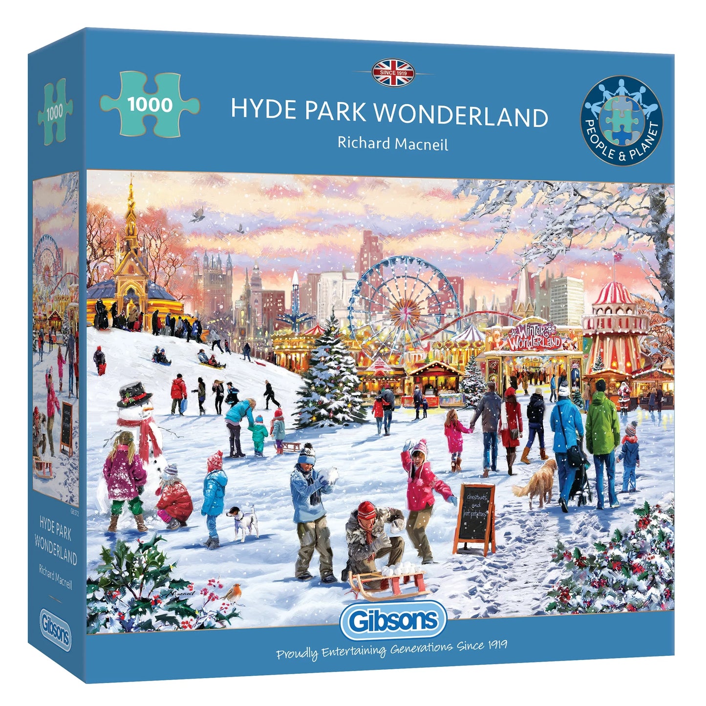 Gibsons Hyde Park Wonderland 1000 Piece Jigsaw Puzzle G6372
