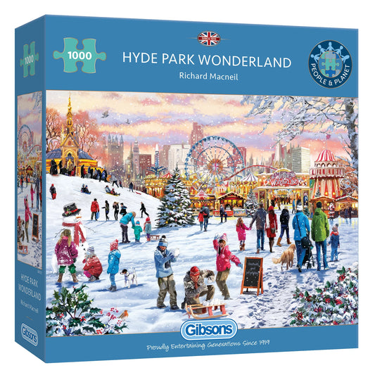 Gibsons Hyde Park Wonderland 1000 Piece Jigsaw Puzzle G6372