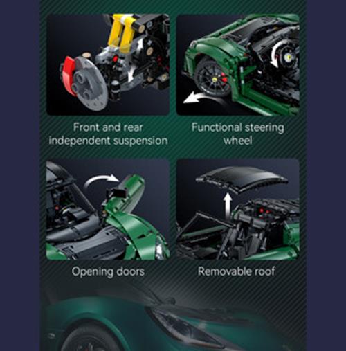 CaDA 1:8 Lotus Exige Cup 430 Car - 3730 pcs C61511W
