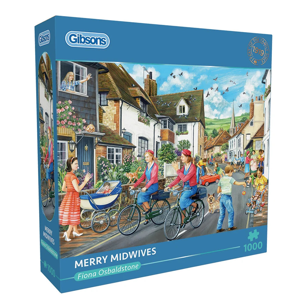 Gibsons  Merry Midwives 1000 Piece Jigsaw Puzzle G6401