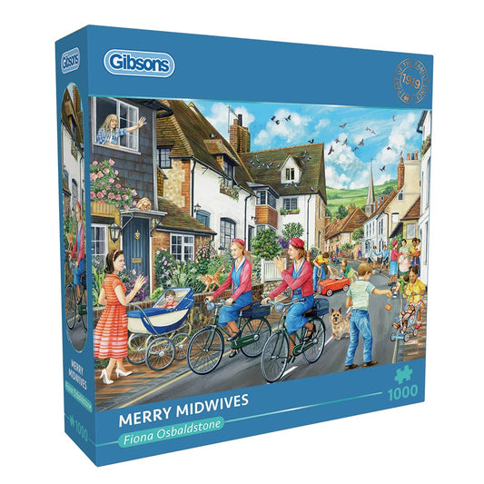 Gibsons  Merry Midwives 1000 Piece Jigsaw Puzzle G6401